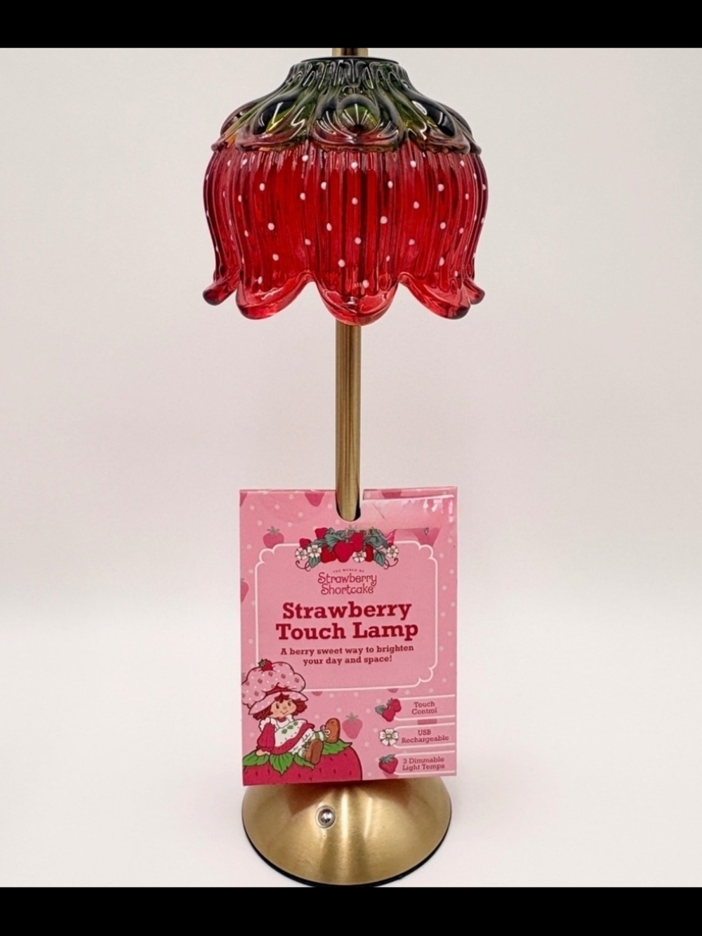 Strawberry Shortcake Strawberry Touch Lamp - Red